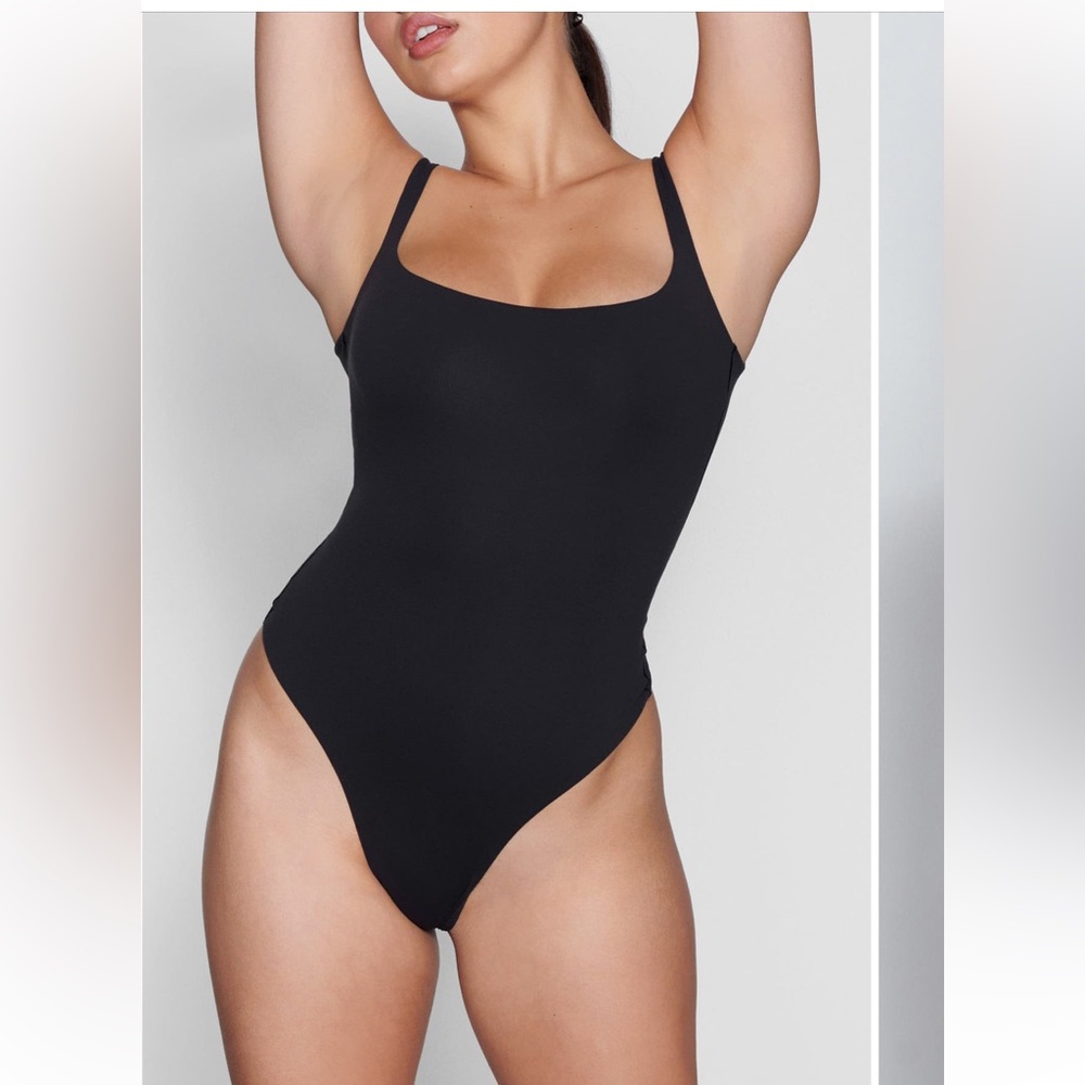 SKIMS Classic Black bodysuit
